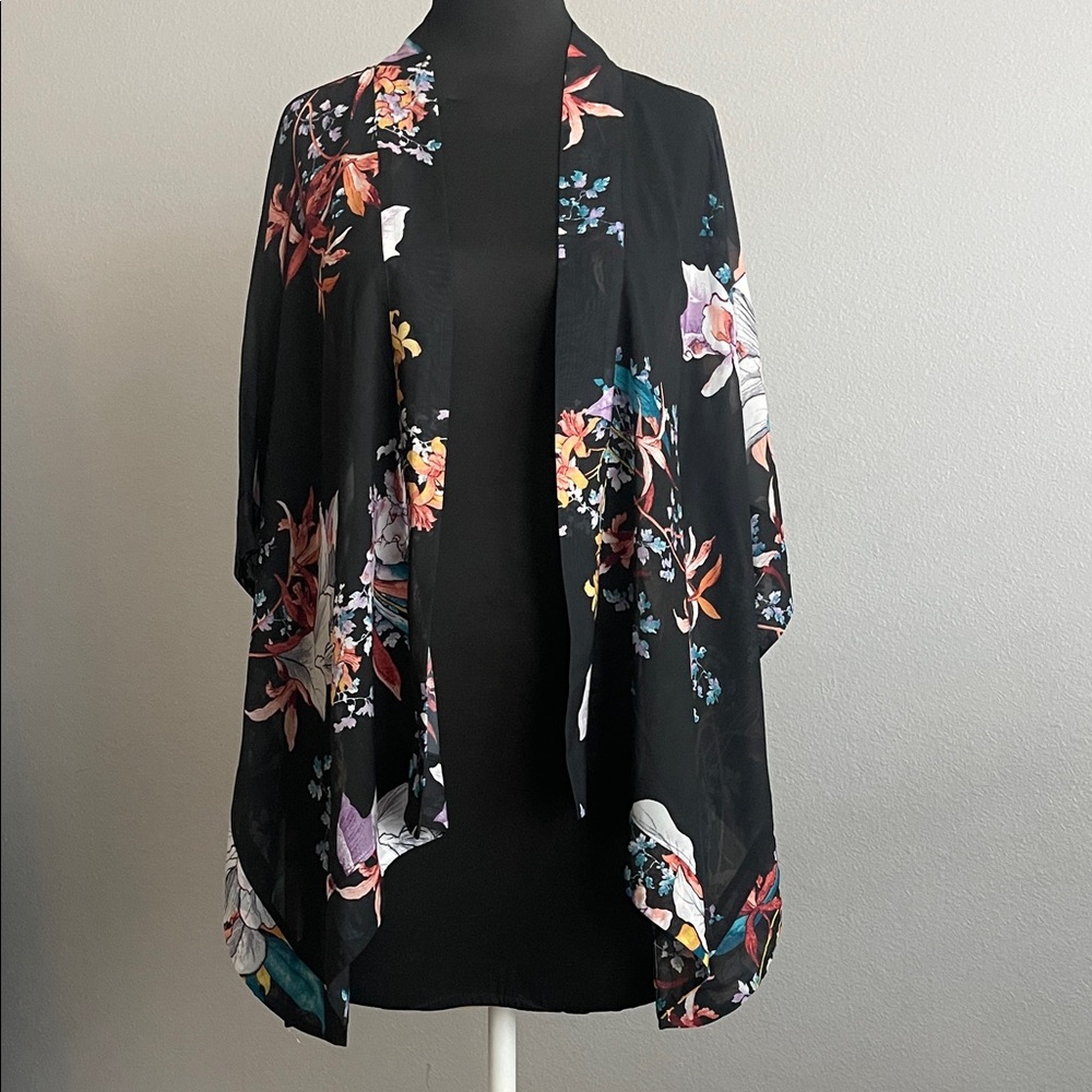 Soma Multicolor Floral Kimono/Coverup